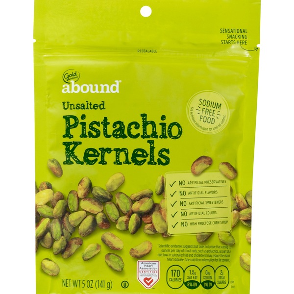 Gold Emblem Abound Unsalted Pistachio Kernels