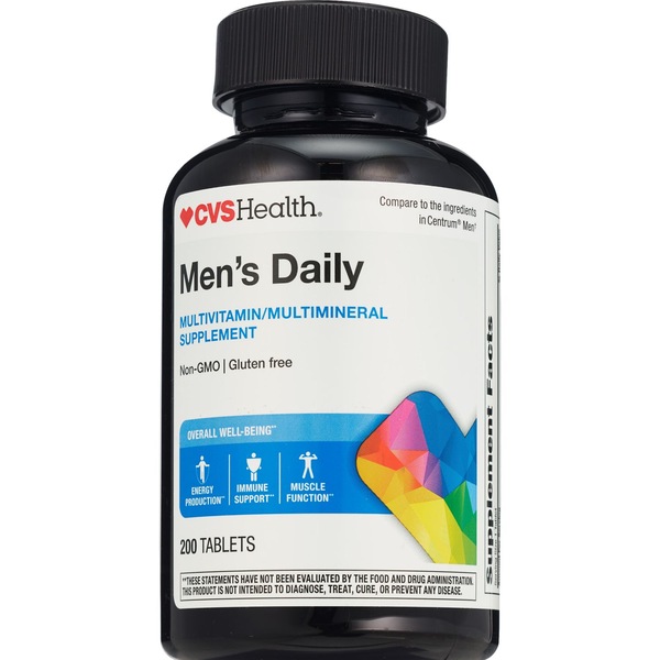 CVS HEALTH MEN SPECTRAVITE MV/MM SUPPLEMENT TABLETS