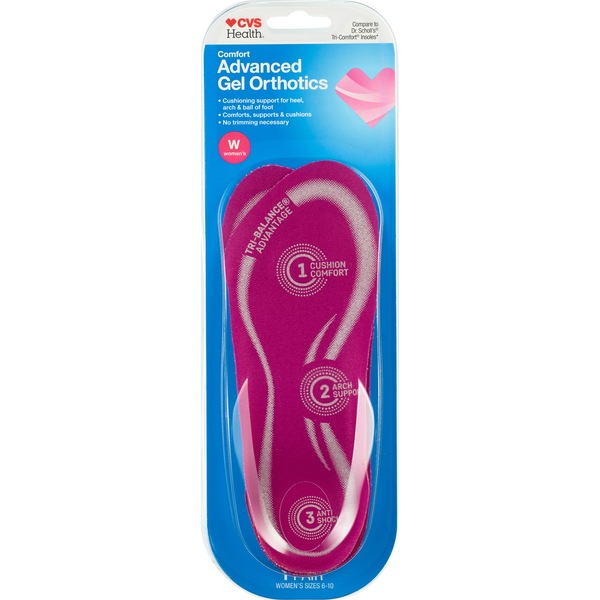 CVS Orthotics Advanced Gel Three Zone Comfort Women's 8-12