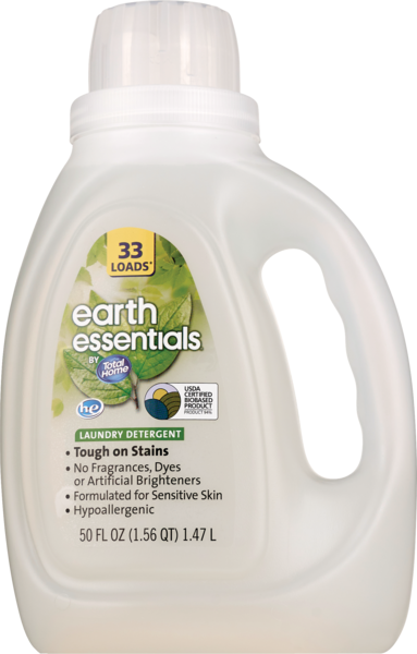 Earth Essentials by Total Home Laundry Detergent, 50 OZ