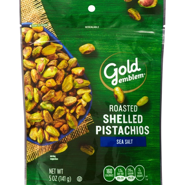 Gold Emblem Pistachios Shelled Kernels With Sea Salt (Bag)