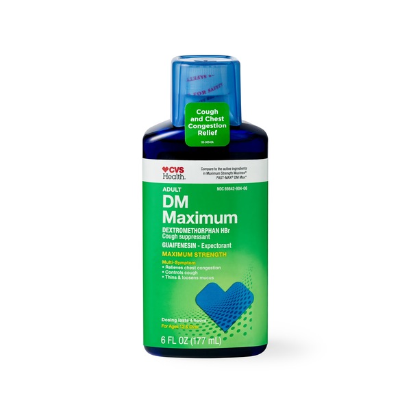 CVS Health Adult DM Maximum Multi-Symptom Liquid
