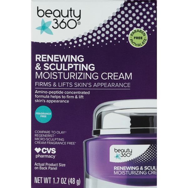 Beauty 360 Renewal Anti-Aging Sculpting Cream Fragrance-Free, 1.7 OZ
