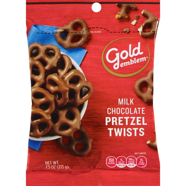 Gold Emblem Milk Chocolate Pretzel Twists