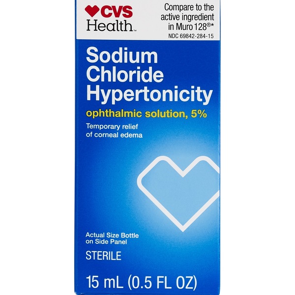 CVS Health Ophthalmic Solution Hypertonicity Eye Drops