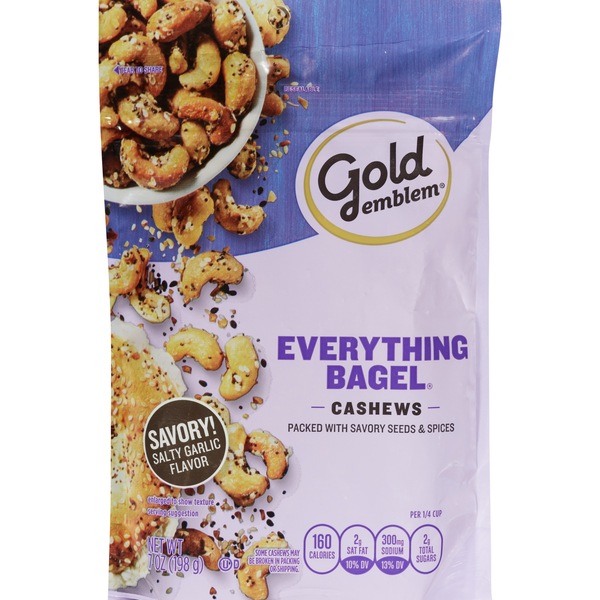 Gold Emblem Cashews Everything Bagel Flavor (Bag)