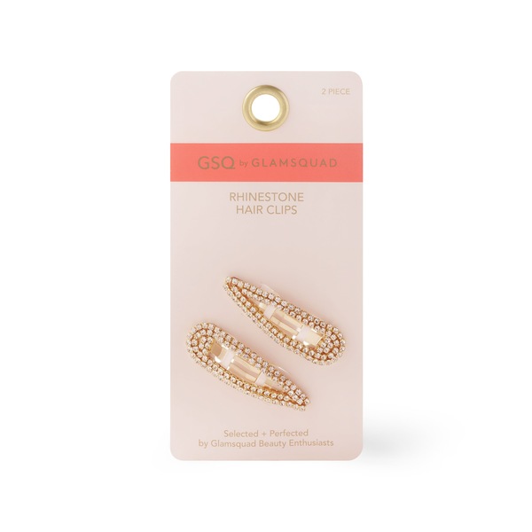 GSQ By GlamSquad Hair Clips Rhinestone 2-Pack
