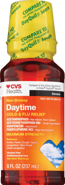 CVS Health Maximum Strength Non Drowsy Daytime Cold & Flu Relief