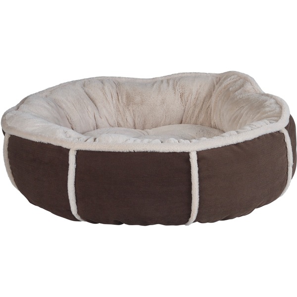 Pet Central Faux Suede Bucket Pet Bed, Assorted Shapes & Colors