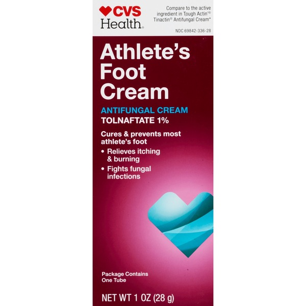 CVS Antifungal Cream for Athlete's Foot Tolnaftate 1%