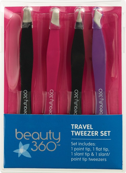 Beauty 360 Travel Tweezer Set