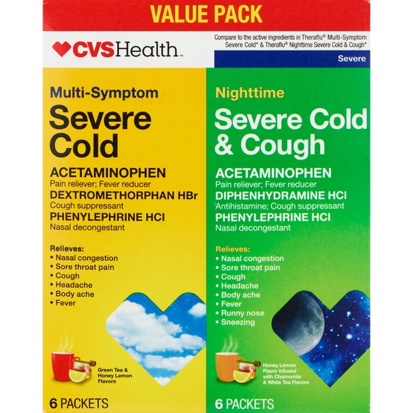 CVS Health Severe Cold Relief Packets