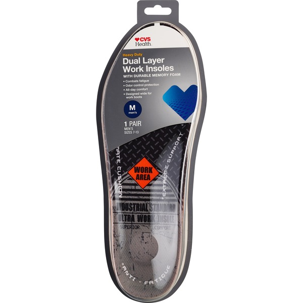 CVS Health Heavy Duty Dual Layer Work Insoles