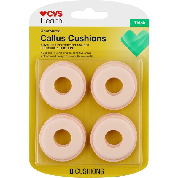 CVS Health Advanced Foam Premium Callus Cushions, 8CT