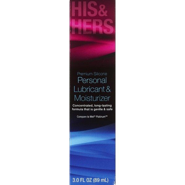 His & Hers Silicone Personal Lubricant, 3 OZ