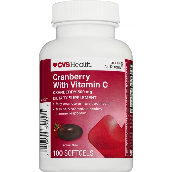 CVS Health Cranberry with Vitamin C 500mg, 100CT