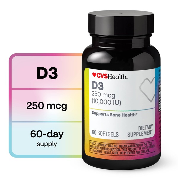 CVS Health D3 10,000 IU, 60CT