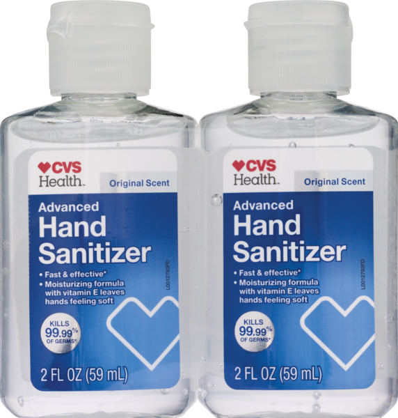 CVS Health Advanced Hand Sanitizer Twinpack, 4 OZ