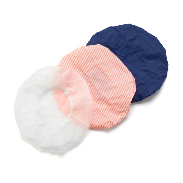 Conair Comfort Fit Multi-Color Shower Caps, 3CT