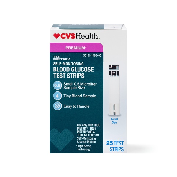 CVS TrueMetrix Blood Glucose Test Strips