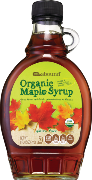 Gold Emblem Abound Organic Maple Syrup, 8 OZ