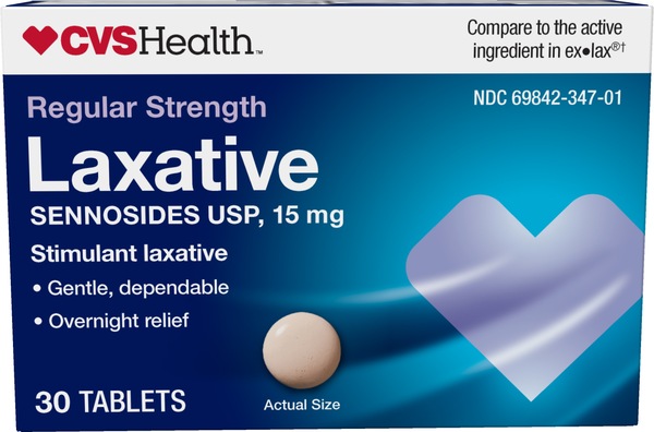 CVS Health Regular Strength Laxative Tablets, 30 CT