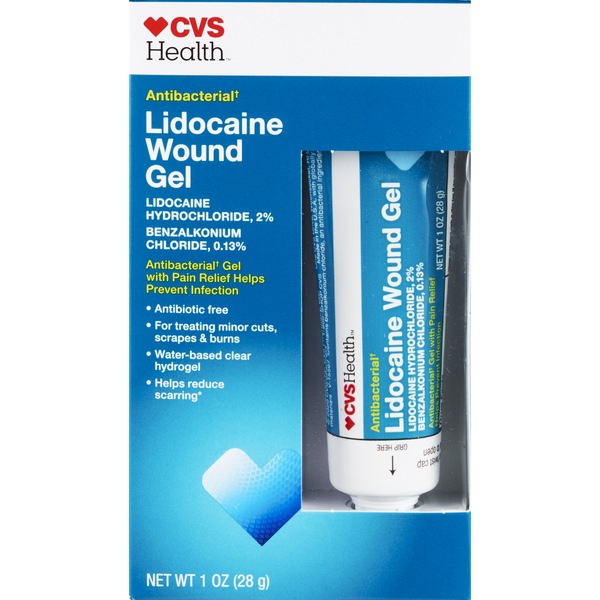 Clicking on the image opens a new modal with 1 larger images of CVS Health Antibiotic Free Wound Gel, 1 OZ. Some images may not have descriptive text. 1 out of 1.