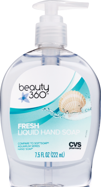 CVS Health Liquid Hand Soap Fresh Scent, 12 Packs of 7.5 OZ (Total of 90 OZ)
