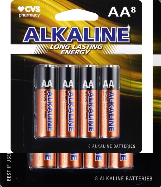 CVS Alkaline Batteries AA 8-Pack