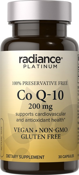 Radiance Platinum CoQ-10 Capsules 200mg, 30CT