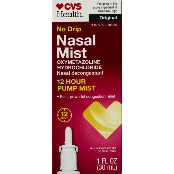 No Drip Nasal Spray, for Fast, Powerful Nasal and Sinus Congestion Relief