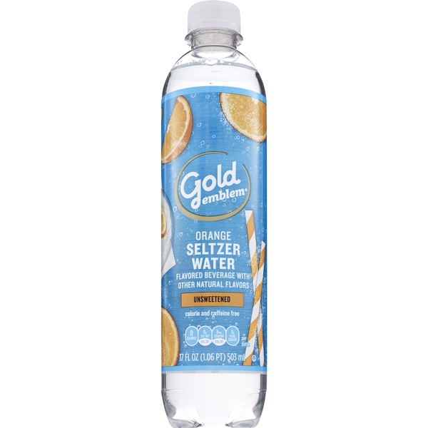 Gold Emblem Seltzer Water, 17 OZ