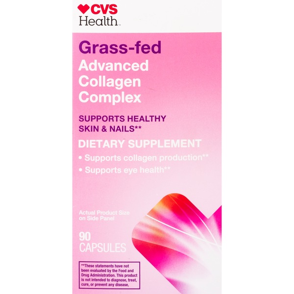 CVS Collagen Advanced Complex 1000mg Grass-Fed Capsules