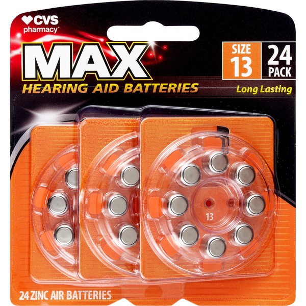 CVS Hearing Aid Batteries Size 13 24-Pack