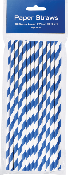 Paper Straws, 25 CT