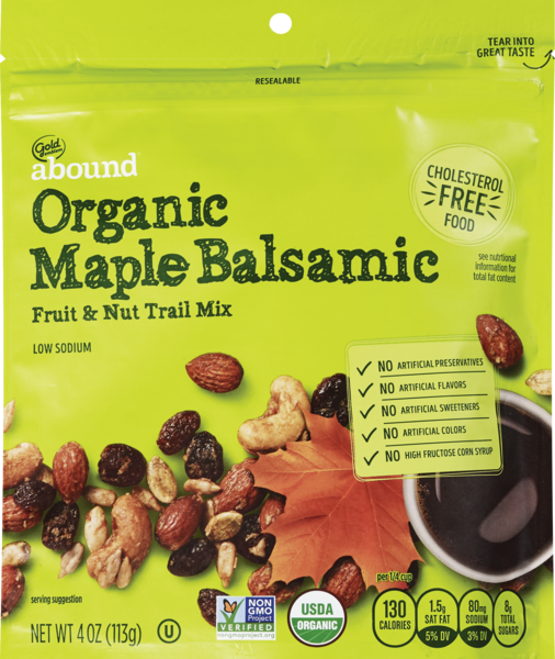 Gold Emblem Abound Organic Maple Balsamic Fruit & Nut Trail Mix