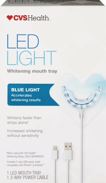 CVS Health LED Light Whitening Mouth Tray