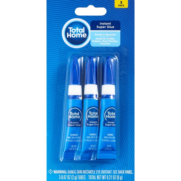 Total Home Super Glue Triple Pack