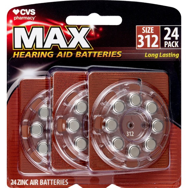 CVS Hearing Aid Batteries Size 312 24-Pack