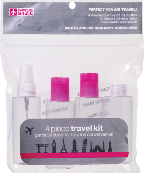4 Piece Travel Kit