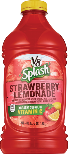 V8 Splash Strawberry Lemonade 64 OZ