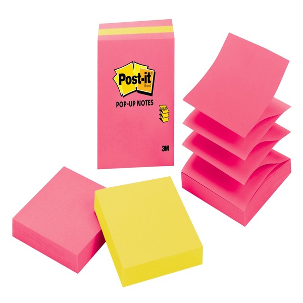 Post-It Notes Pop-Up Refills 3x3" 3x100 Sheets/300 Total