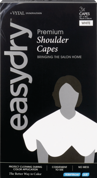 3ct Disposable Shoulder Capes LG