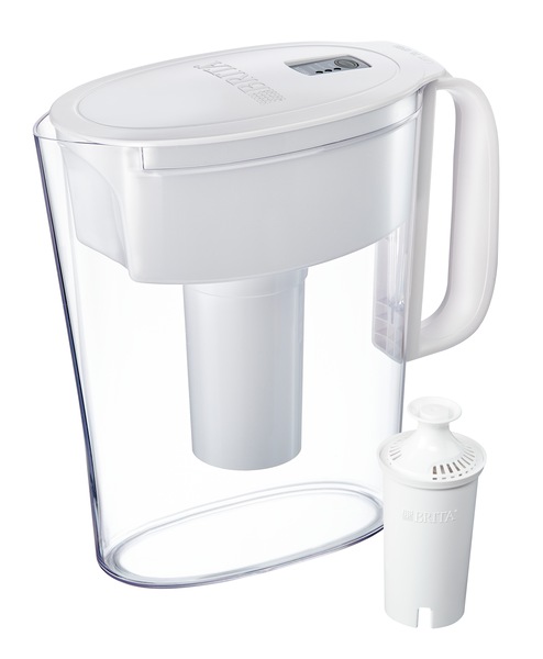 Brita Small 6 Cup Water Filter Pitcher with 1 Standard Filter, BPA Free