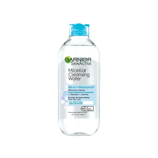 Garnier SkinActive Micellar Cleansing Water, For Waterproof Makeup