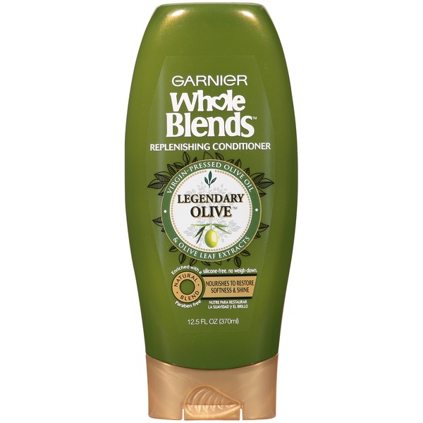 Garnier Whole Blends Replenishing Conditioner Virgin-Pressed Olive Oil & Leaf Extracts