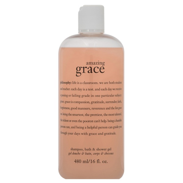 Philosophy Perfumed Shampoo Bath and Shower Gel Amazing Grace, 16 OZ