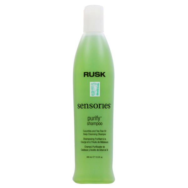 Rusk Sensories Purify Cucurbita and Tea Tree Deep Cleansing Shampoo, 13.5 OZ