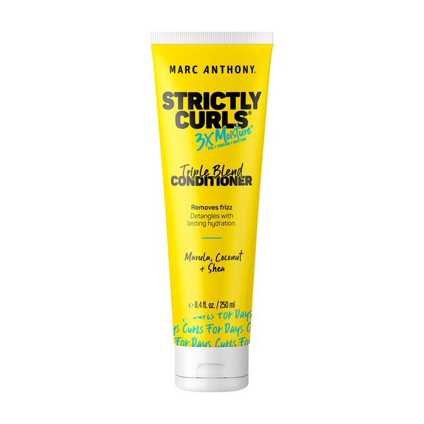 Marc Anthony Strictly Curls 3X Moisture Triple Blend Conditioner, 8.4 OZ