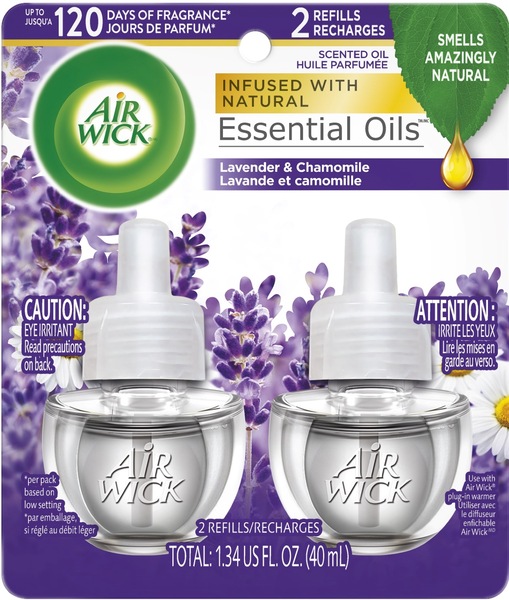 Air Wick Scented Oil Twin Refill, Lavender & Chamomile